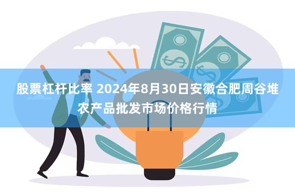 股票杠杆比率 2024年8月30日安徽合肥周谷堆农产品批发市场价格行情