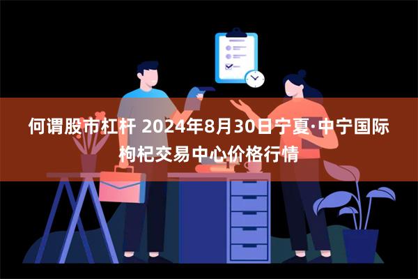 何谓股市杠杆 2024年8月30日宁夏·中宁国际枸杞交易中心价格行情