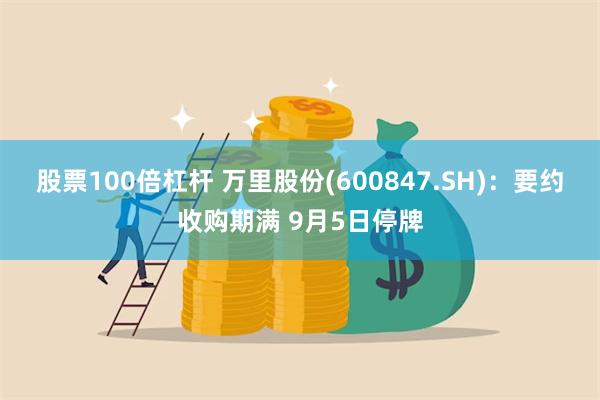 股票100倍杠杆 万里股份(600847.SH)：要约收购期满 9月5日停牌