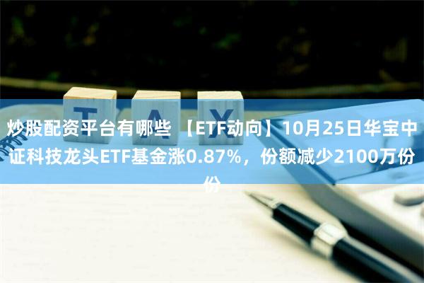 炒股配资平台有哪些 【ETF动向】10月25日华宝中证科技龙头ETF基金涨0.87%，份额减少2100万份