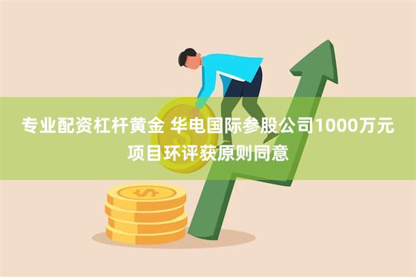 专业配资杠杆黄金 华电国际参股公司1000万元项目环评获原则同意