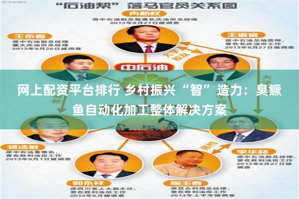 网上配资平台排行 乡村振兴 “智” 造力：臭鳜鱼自动化加工整体解决方案